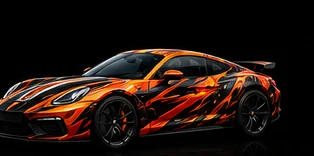 Vehicle car mockup